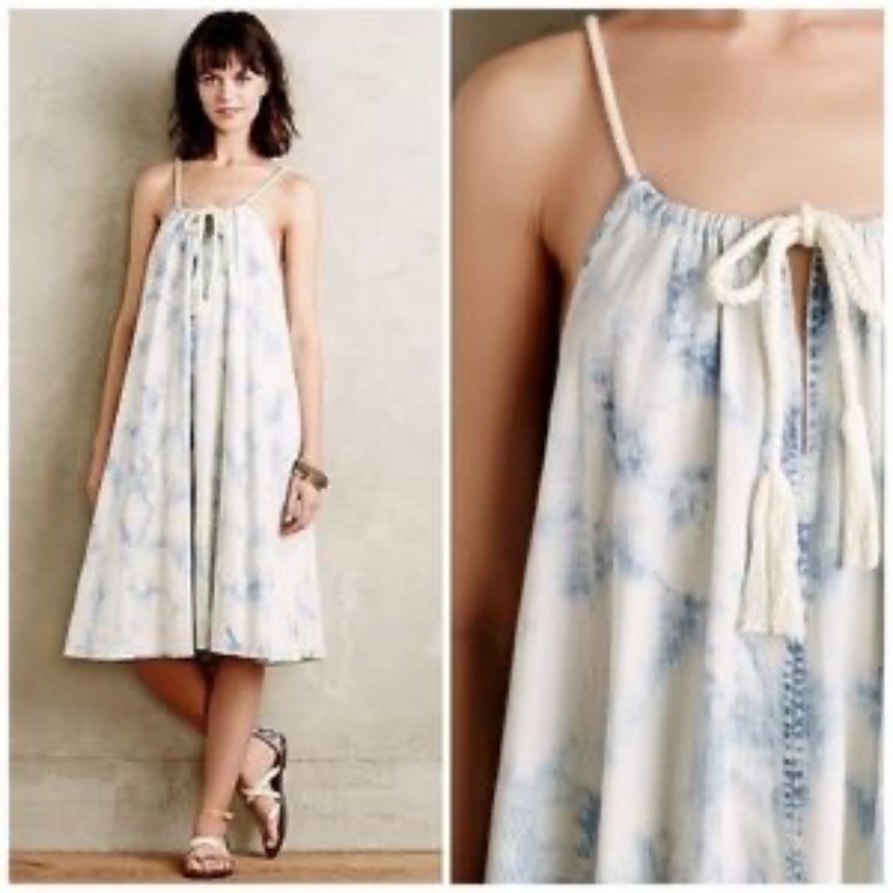 ANTHROPOLOGIE Holding Horses Tie Dye  Dress